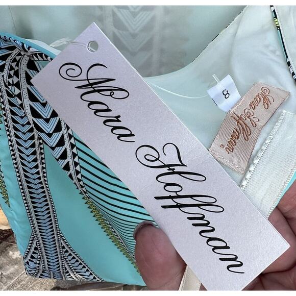 Mara Hoffman Strapless Cutout Mini Dress Size 8 bodycon mini NWT - Picture 4 of 4